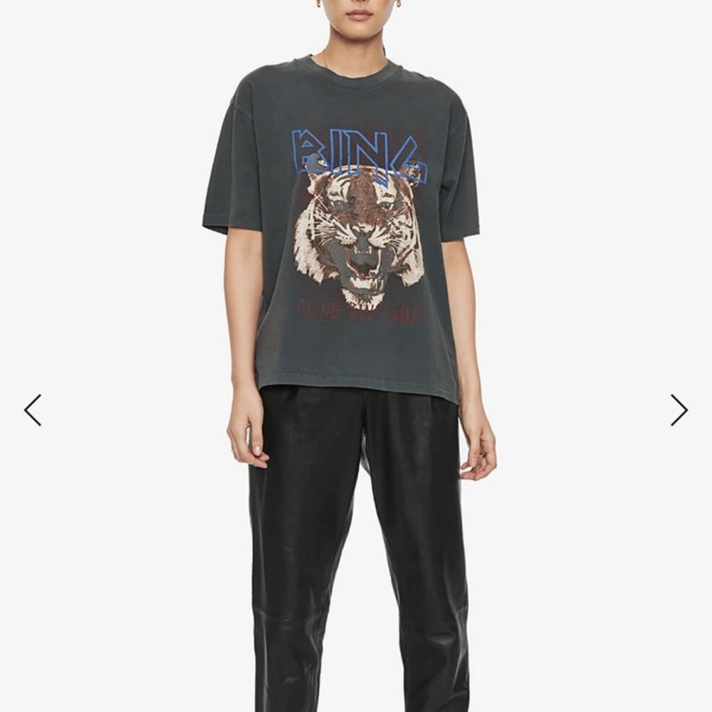 Anine Bing Tiger Tee - Size Small